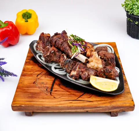 Chopan kabab on an Afghan restaurant menu